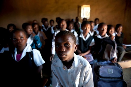 Mud schools, no lights or electricity, overcrowded. Madelene Cronjé