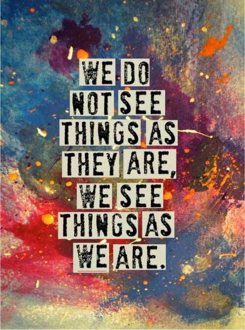 see things